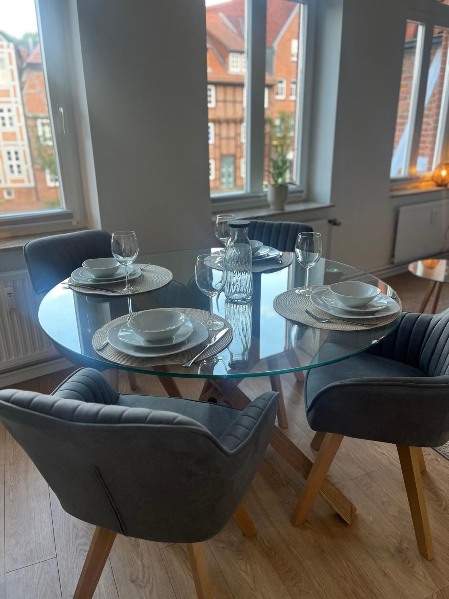 Zeitapartments Am Fischmarkt شتاده المظهر الخارجي الصورة